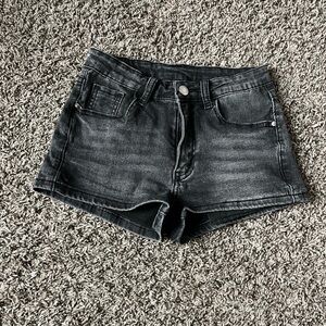Women's Black mini shorts
